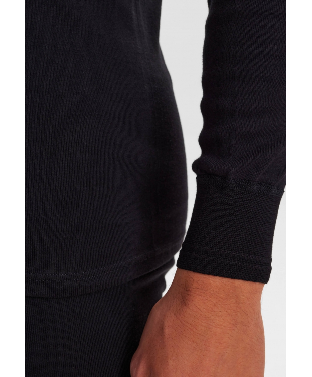 JBS langærmet T-shirt med knapper sort herre – XL–XXXL billede 5