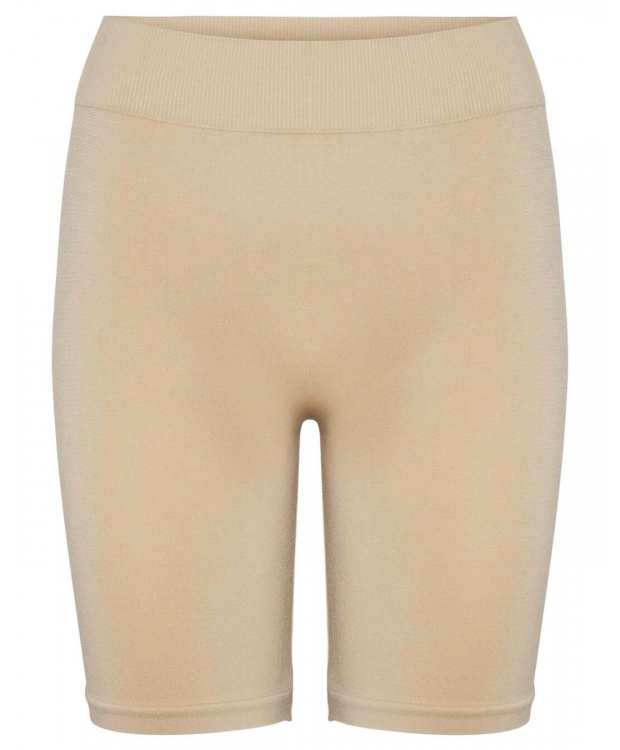 Vero Moda sømløse shorts i tan til kvinder - OUTLET