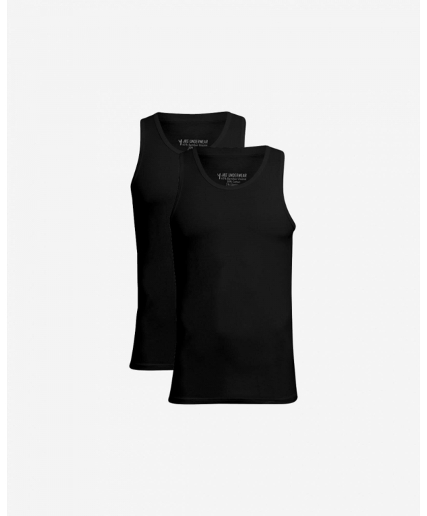 JBS 2-pak FSC bambus-singlet sort til herre – S–3XL billede 5
