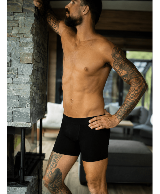 Dovre GOTS tights 2-pak sort til herre – M, L, XL og 2XL billede 2