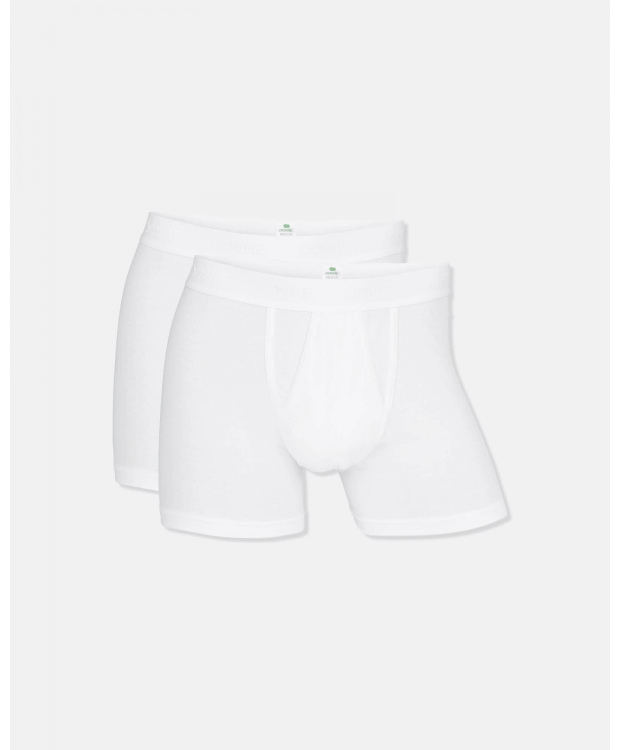 Dovre GOTS tights 2-pak hvid til herre – S–2XL billede 5