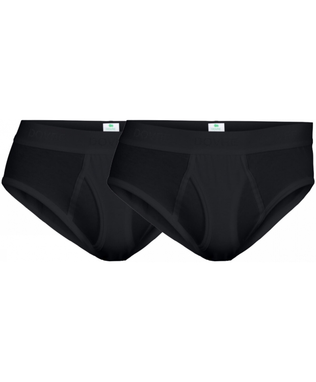 Dovre GOTS briefs 2-pak sort til herre – S–2XL billede 5