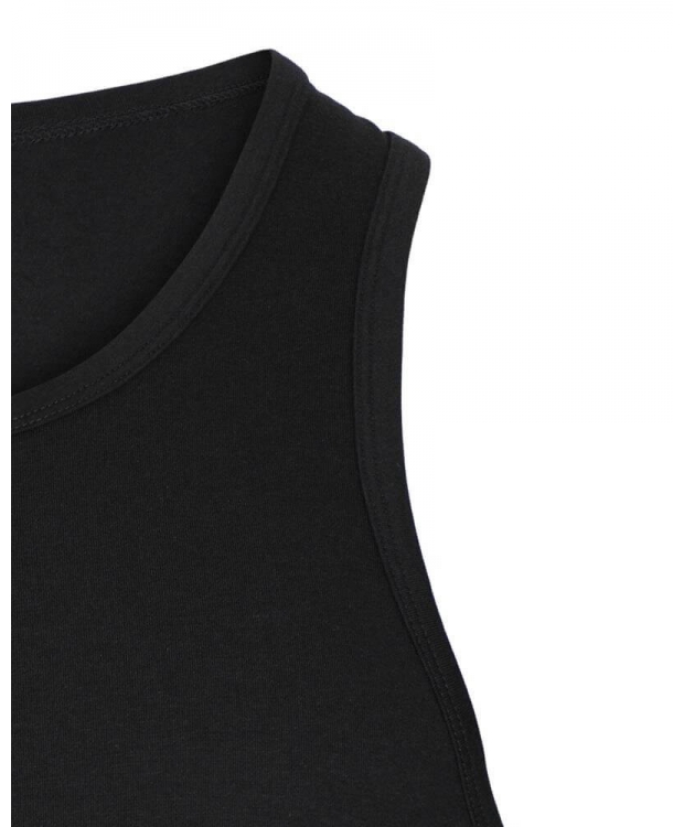 Dovre bambus singlet-undertrøjer 2-pak sort til herre – S, M, L, XL og 2XL billede 3