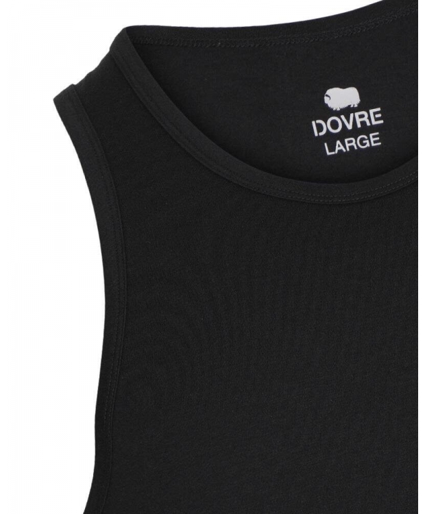 Dovre bambus singlet-undertrøjer 2-pak sort til herre – S, M, L, XL og 2XL billede 4