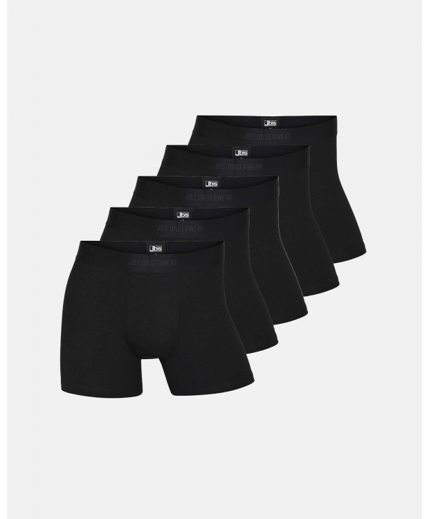 JBS 5-pak sorte bambusunderbukser i Luxury gaveæske – S–3XL