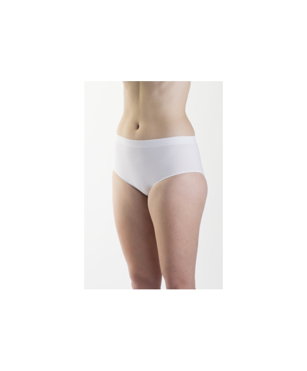 Festival mikrofibre seamless slip trusser i hvid til kvinder