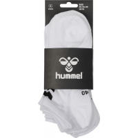 Hummel Chevron 6pak korte ankelstrømper i hvid