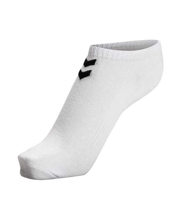 Hummel Chevron 6pak korte ankelstrømper i sort, hvid og lysegrå billede 11