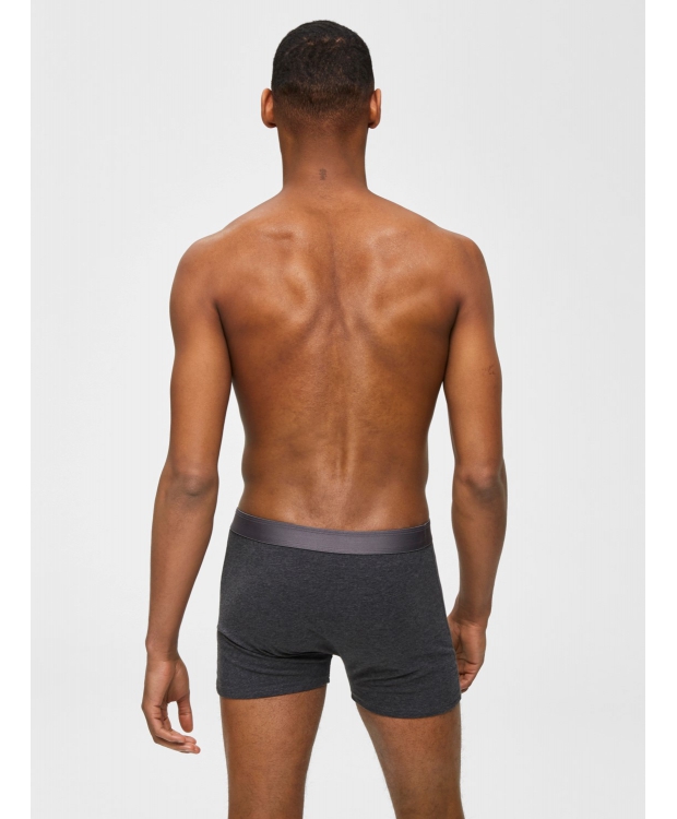 Selected 1pak boxershorts i grå til herre billede 4