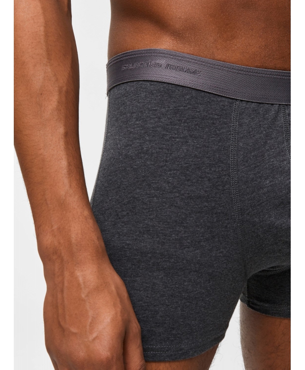 Selected 1pak boxershorts i grå til herre billede 5