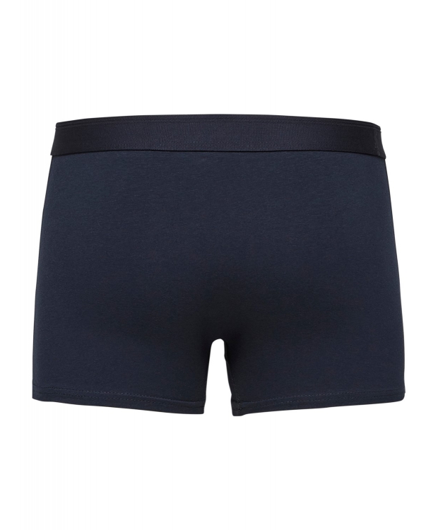 Selected 1pak boxershorts i mørkeblå til herre billede 3