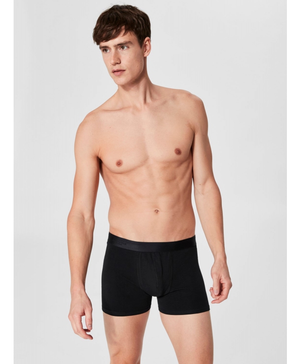 Selected 1pak boxershorts i sort til herre