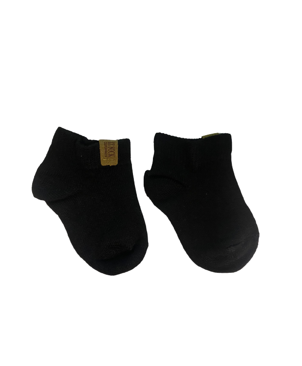 Iz sock Copenhagen luxury klassiske bambus ankelstrømper i sort til baby