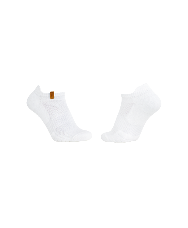 iZ Sock 9pak sports ankelstrømper i hvid m.bomuld.