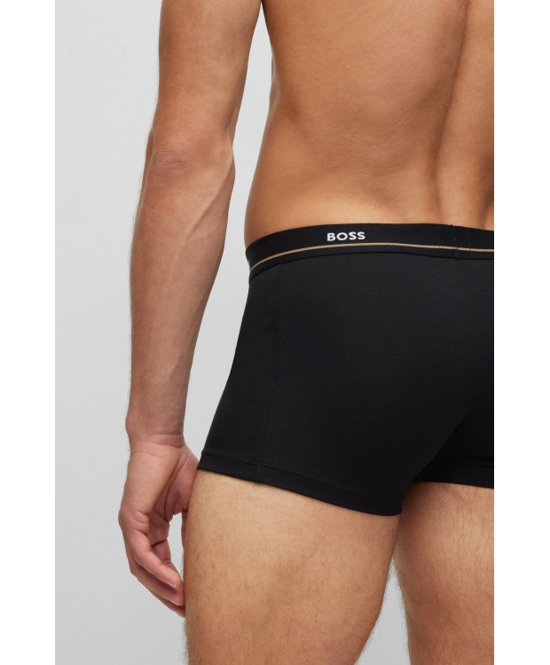 BOSS 5pak boksershorts/underbukser i sort, mørkeblå & hvid til herre billede 7