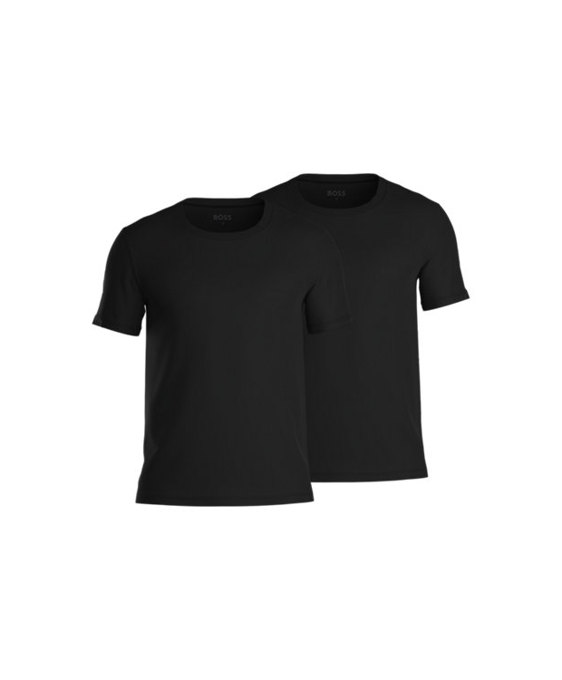 BOSS 2pak T-shirts med rund hals i sort til herre.