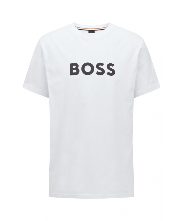 BOSS logo t-shirt i hvid til herre.