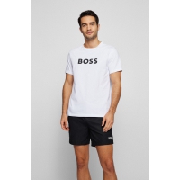 BOSS logo t-shirt i hvid til herre.