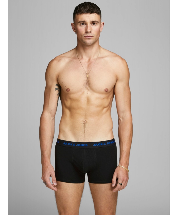 Jack & Jones 7pak boxershorts med forskellig farvet logo i sort til herre billede 7