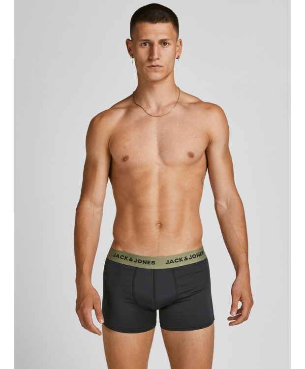 Jack & Jones 3-pak underbukser med microfiber i flerfarvet til herre. billede 5