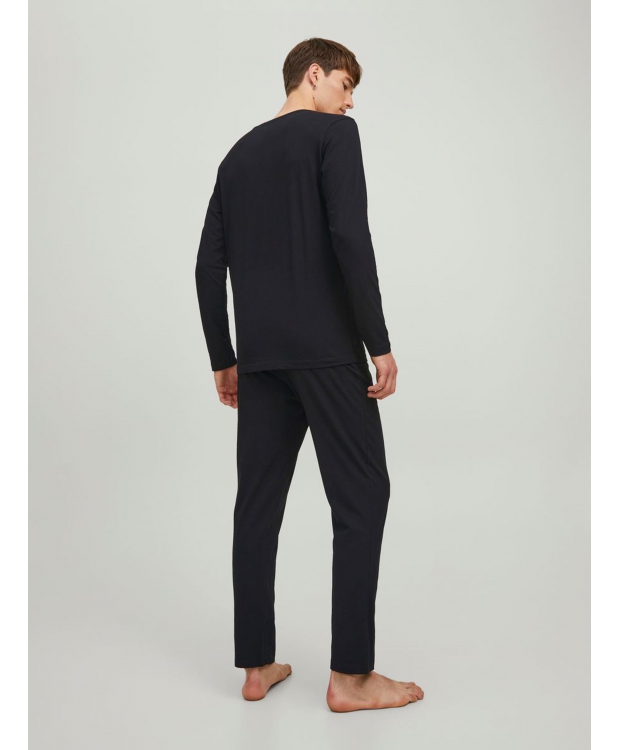 Jack & Jones pyjamas/loungesæt i sort til herre - Gaveæske billede 4