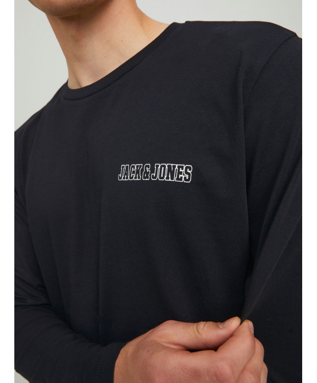 Jack & Jones pyjamas/loungesæt i sort til herre - Gaveæske billede 6