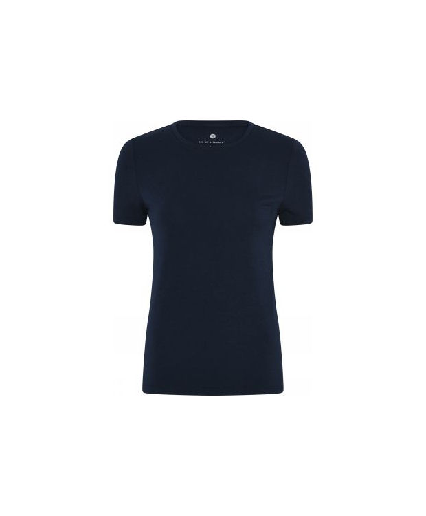 JBS of Denmark FSC-bambus T-shirt rund-hals i navy til kvinder