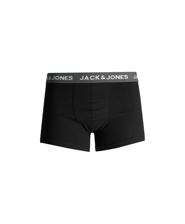 Jack & Jones 5pak underbukser/boksershorts i sort med grå lining til herre billede 3