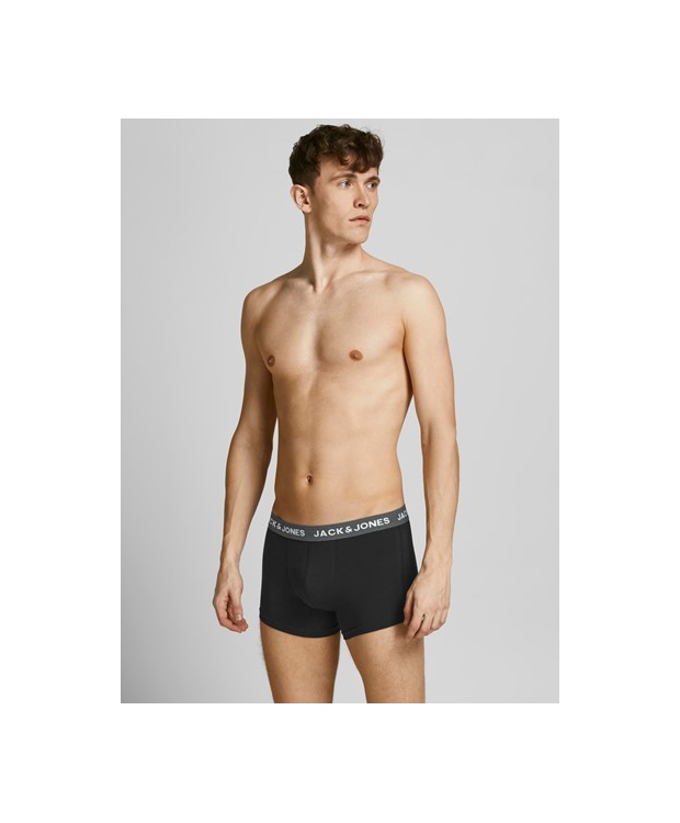 Jack & Jones 5pak underbukser/boksershorts i sort med grå lining til herre billede 5
