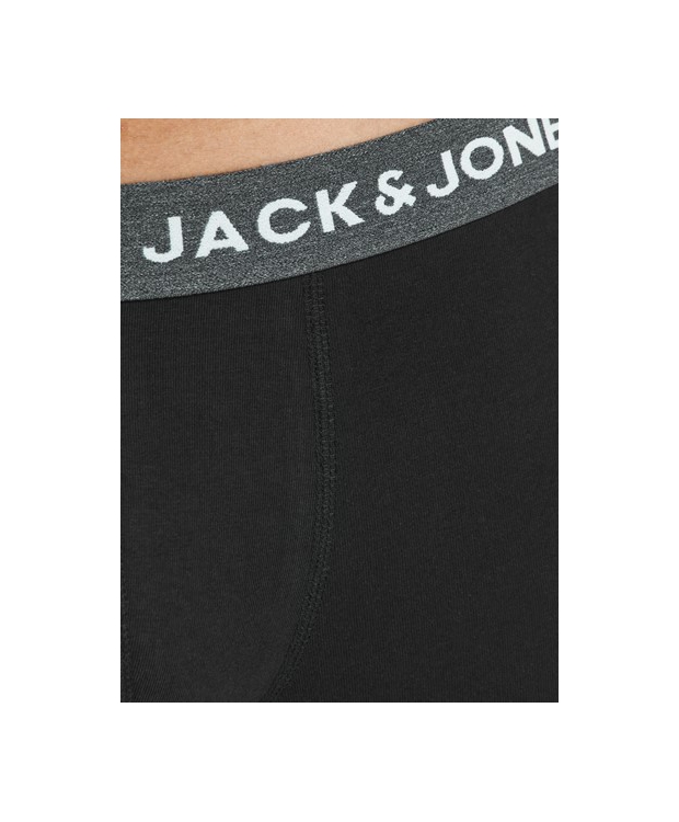 Jack & Jones 5pak underbukser/boksershorts i sort med grå lining til herre billede 6