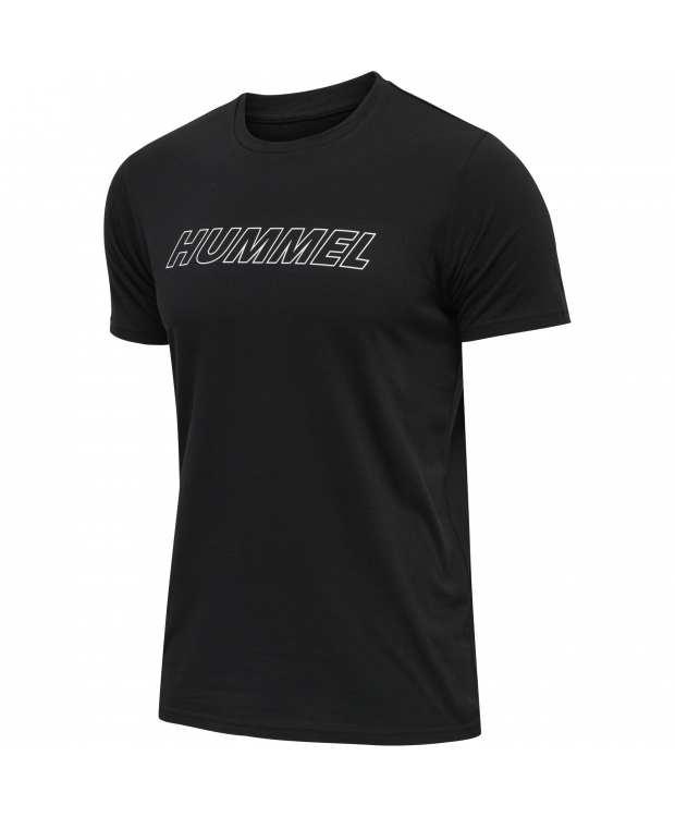 Hummel T-Shirt i bomuld i sort