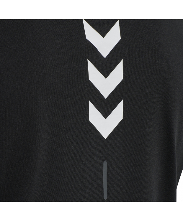 Hummel T-Shirt i bomuld i sort billede 3