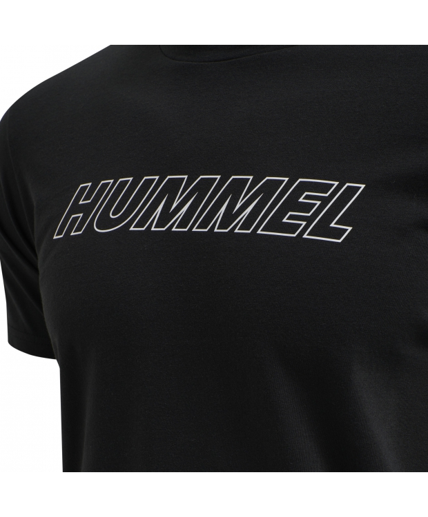 Hummel T-Shirt i bomuld i sort billede 4