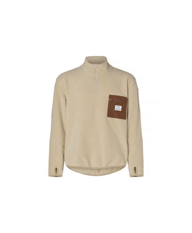 RESTERÖDS recycled pullover i beige til herre
