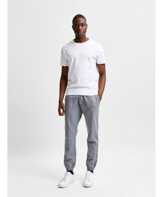 Selected t-shirt med økologisk bomuld i bright white til herre billede 7