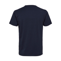 Selected t-shirt med v-hals i navy blazer til herre