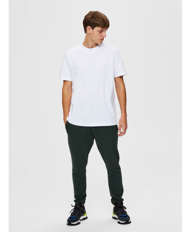 Selected relaxed fit t-shirt i bright white til herre billede 6