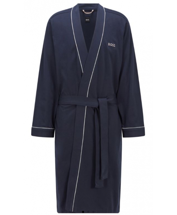 BOSS kimono i mørkeblå til herre