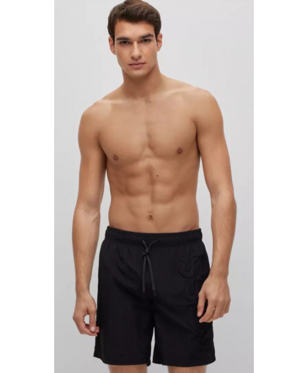 BOSS Badeshorts i sort m. logo til herre