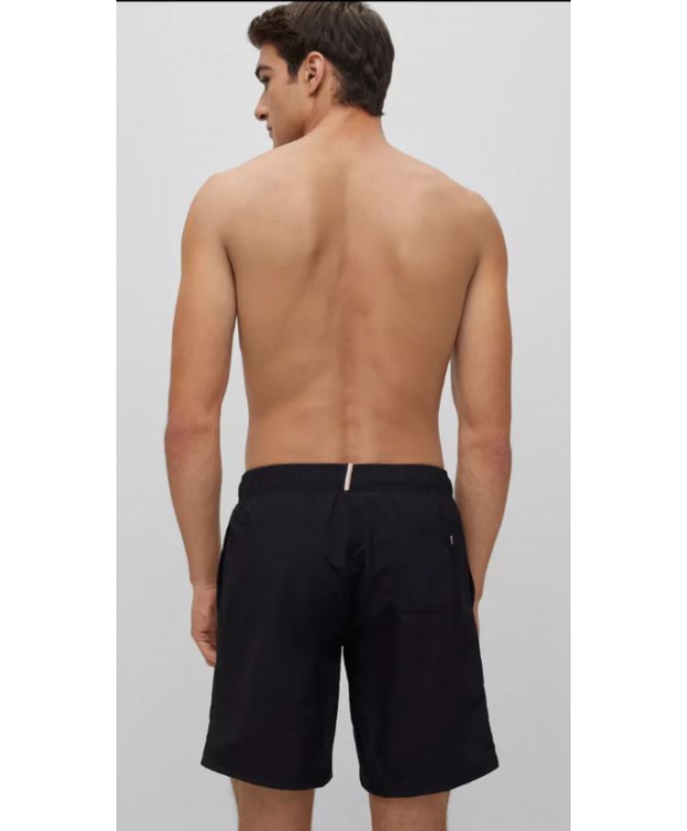 BOSS Badeshorts i sort m. logo til herre billede 3