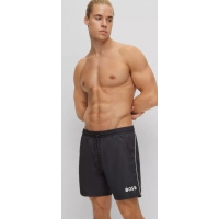 BOSS Badeshorts i sort m. logo til herre.