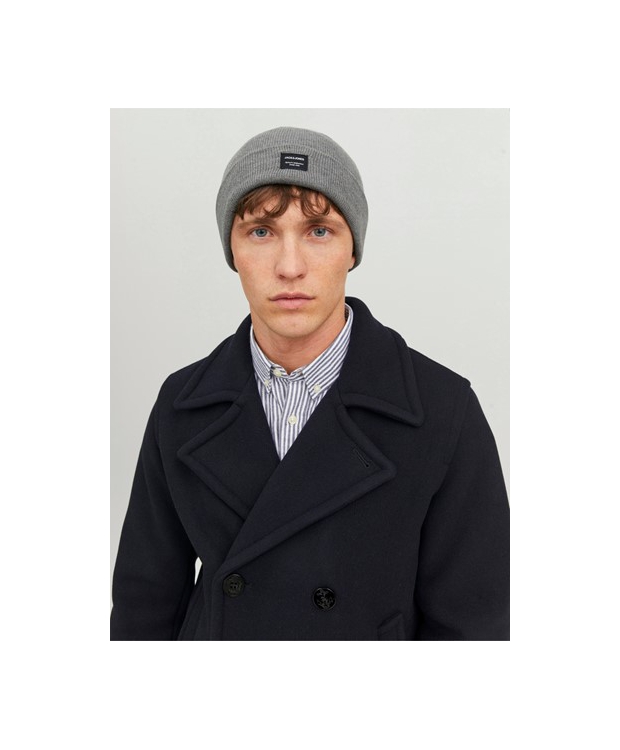 Jack & Jones klassisk hue i grå til herre