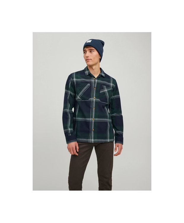 Jack & Jones strikhue i navy til herre