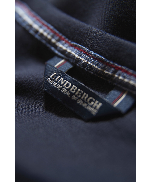Lindbergh T-shirt i navy til herre billede 4