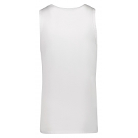 Lindbergh 2pak bambus tanktop i hvid til herre