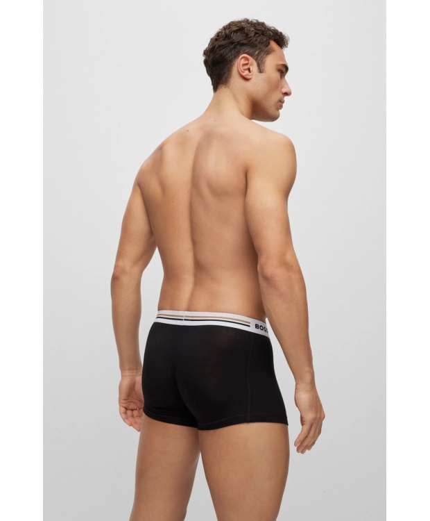 BOSS 3pak underbukser/boxershorts lavet i bambus (Viskose) i sort til herre billede 3