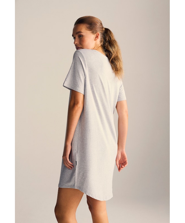 JBS of Denmark FSC-bambus oversized shirt i grå til kvinder billede 4