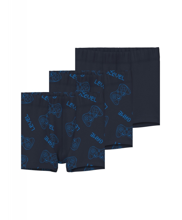 Name it 3-pak boxershorts/underbukser i mørkeblå til drenge