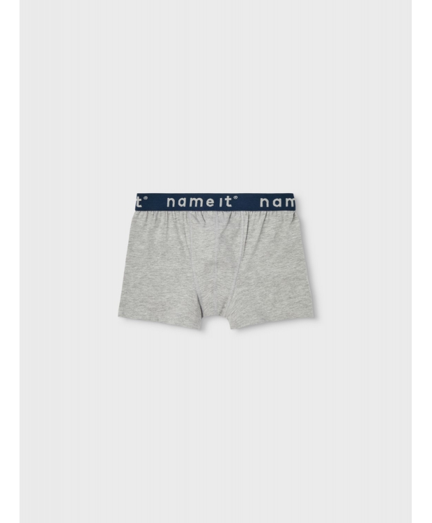 Name it 3-pak boxershorts/underbukser i grå & sort til drenge billede 3
