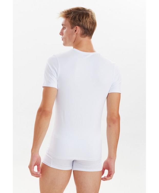 JBS 2-pak bambus t-shirt med rund hals i hvid til herre billede 3